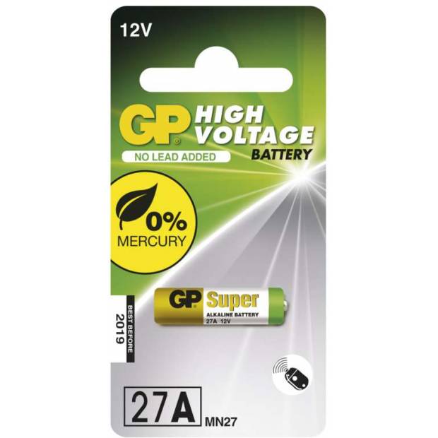 Alkalická speciální baterie GP 27A, blistr GP Batteries