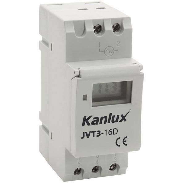 JVT3-16AS   Elektronický časový programátor Kanlux