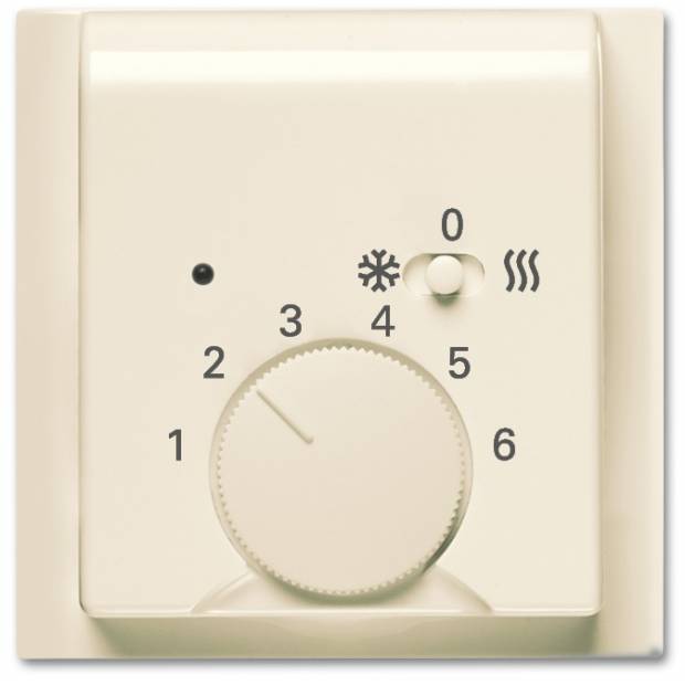 1710-0-4037 Kryt termostatu pro topení/ chlazení, s posuvným přepínačem ABB