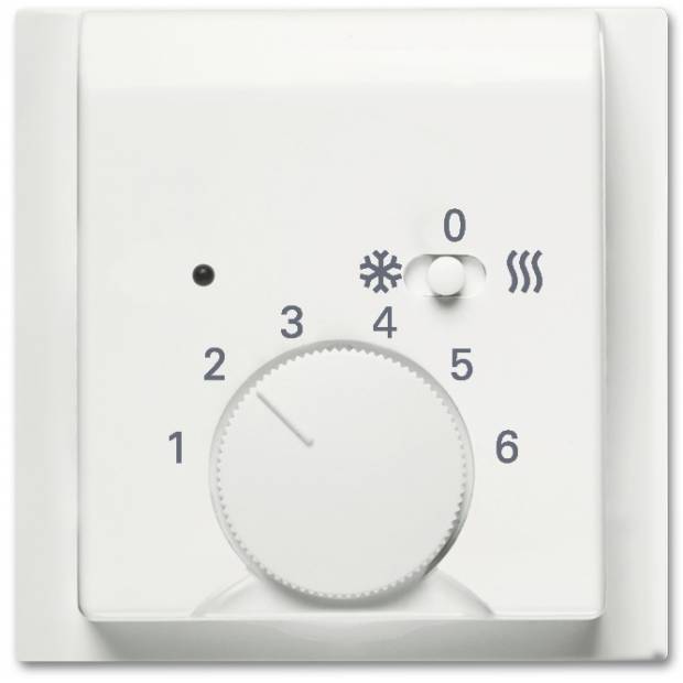 1710-0-4039 Kryt termostatu pro topení/ chlazení, s posuvným přepínačem ABB