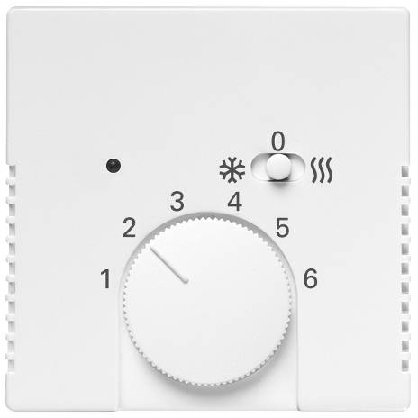 1710-0-4049 Kryt termostatu pro topení/ chlazení, s posuvným přepínačem ABB