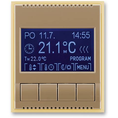 3292E-A10301 25 termostat univerzální Element programovatelný kávová-ledová opálová ABB ABB