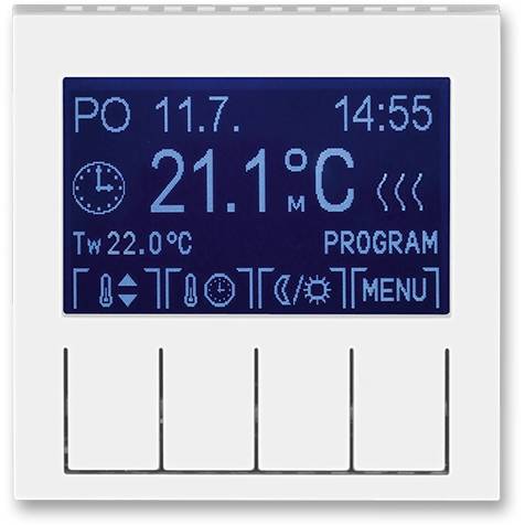 3292H-A10301 01 termostat univerzální programovatelný bílá/ledová bílá ABB