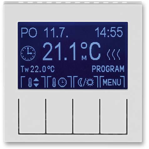 3292H-A10301 16 termostat univerzální programovatelný šedá/bílá ABB