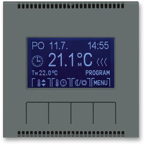 3292M-A10301 61 termostat univerzální Neo programovatelný grafitová ABB