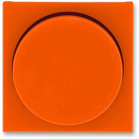 3294H-A00123 66 kryt stmívače Levit s otočným ovládáním  oranžová/kouř. černá ABB