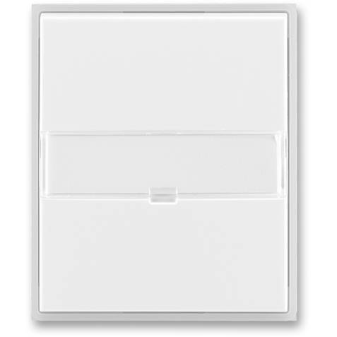 3558E-A00610 01 kryt jednoduchý Element s popisovým polem bílá-ledová bílá ABB
