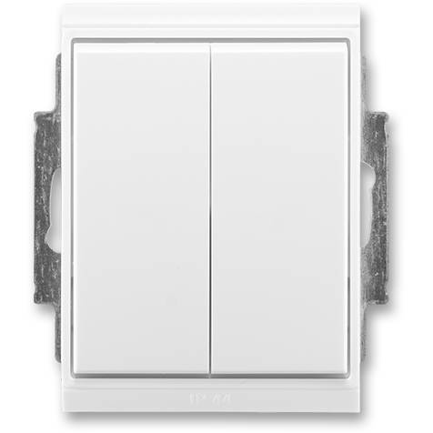 3558E-A05940 03 Přepínač sériový, řaz. 5, IP 44 bílá/bílá