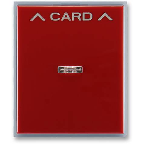 3559E-A00700 24 kryt spínače kartového Element karmínová-ledová šedá ABB