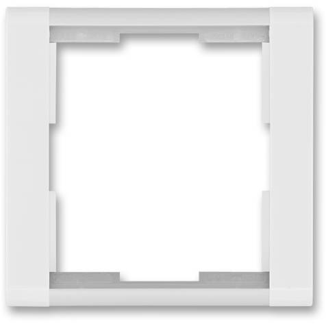 3901F-A00110 01 rámeček Time jednonásobný bílá / ledová bílá ABB