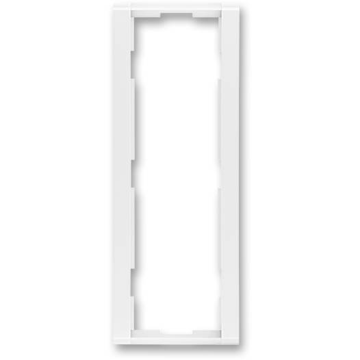 3901F-A00131 03 rámeček Time trojnásobný svislý bílá / bílá ABB