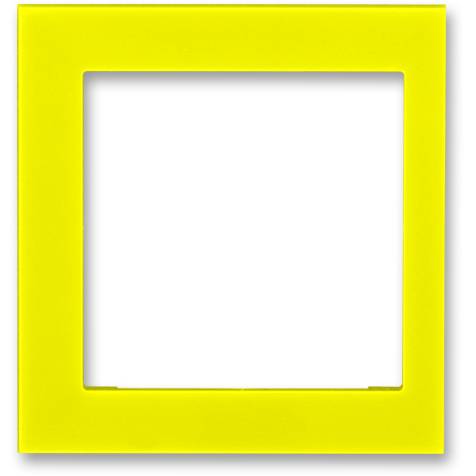 3901H-A00255 64 kryt rámečku s otvorem 55x55 krajní žlutá ABB