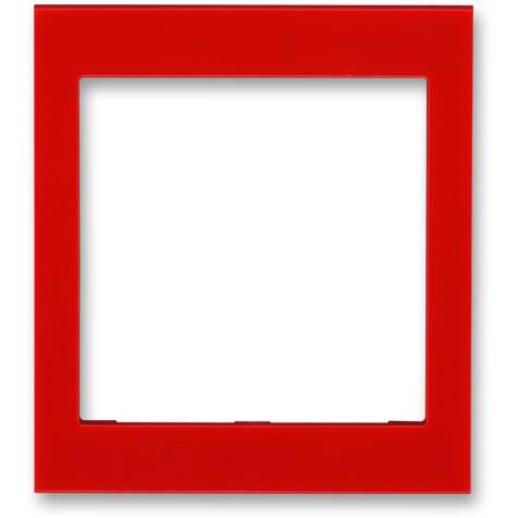 3901H-A00355 65 kryt rámečku s otvorem 55x55 střední červená ABB