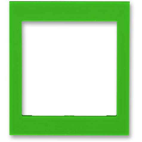 3901H-A00355 67 kryt rámečku s otvorem 55x55 střední zelená ABB