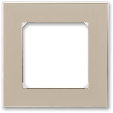 3901H-A05010 18 rámeček jednonásobný macchiato/bílá ABB