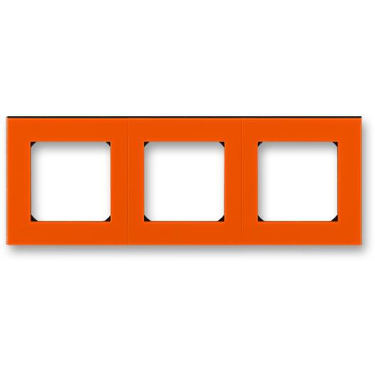 3901H-A05030 66 rámeček trojnásobný  oranžová/kouř. černá ABB