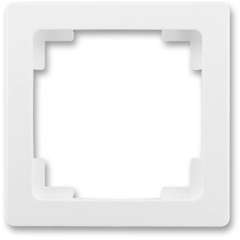 3901J-A00010 B1 Rámeček jednonásobný , jasně bílá