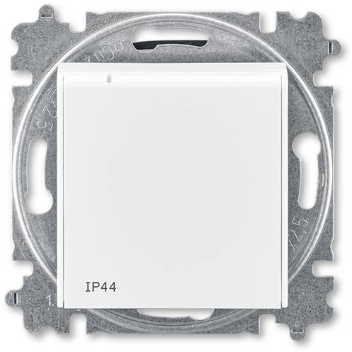 5519H-A02997 03 Zásuvka jednonásobná IP 44, s ochranným kolíkem, s clonkami, s víčkem ABB