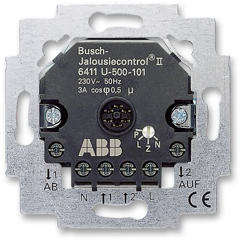 6410-0-0378 ABB Přístroj spínače žaluziového elektronického (typ 6411 U-101)