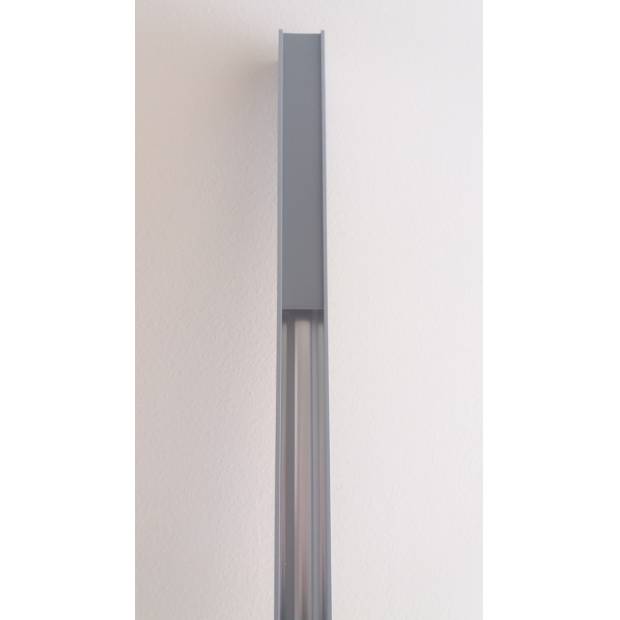 Závěsné hranaté svítidlo do sestavy 1x58W TL-D barva stříbrná Archilight