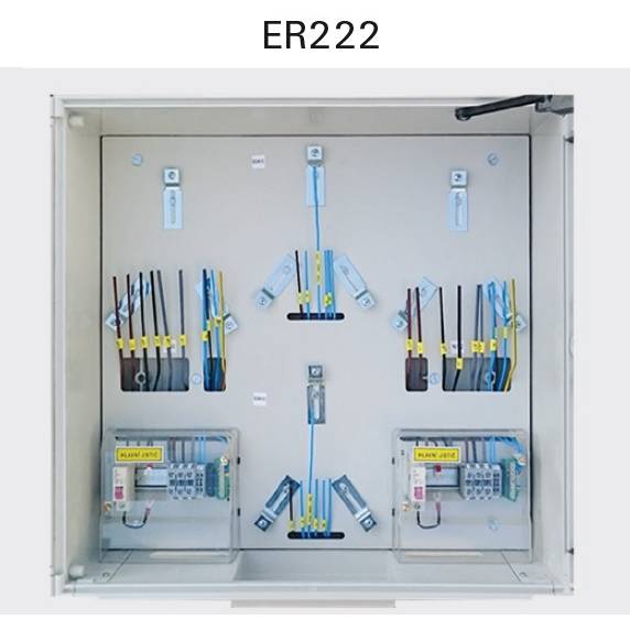 ER222/NKP7P-C Elektroměrový rozvaděč kompaktní skříň kód 555000602