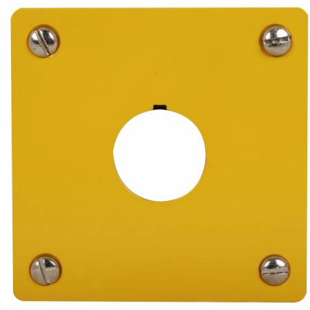 M22-EY1 Čelní deska pro montáž do panelu, pro nouzové tlačítko