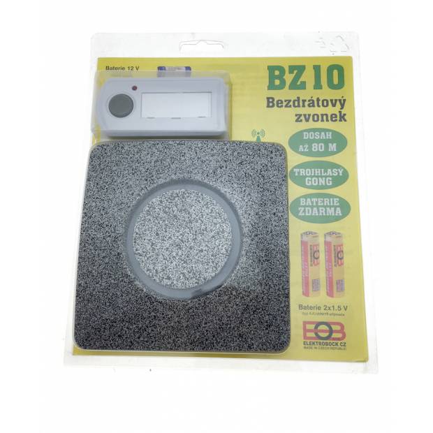 BZ10-1 Bezdrátový bateriový zvonek Elektrobock výběr barvy