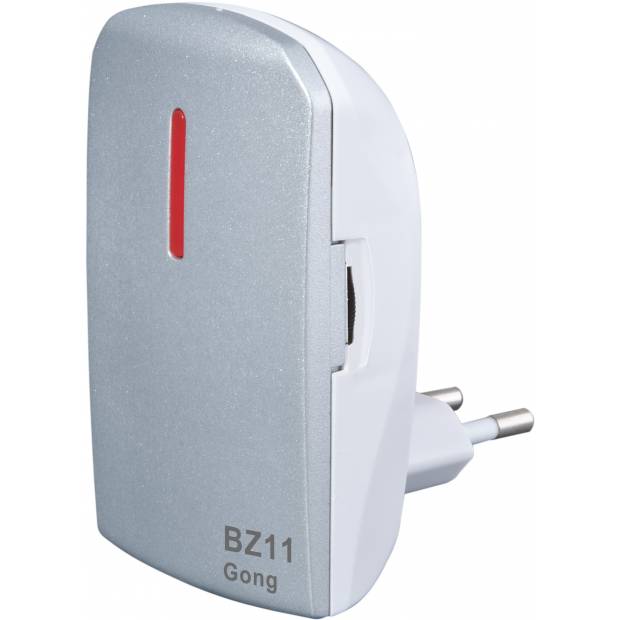 BZ11 Bezdrátový zvonek - síťový stříbrný Elektrobock