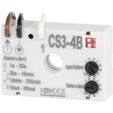 CS3-4B Časový spínač pod vypínač bez nulového vodiče