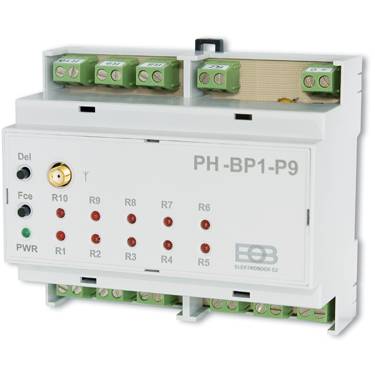 PH-BP1-P9 9-ti kanálový přijímač pro podlahové topení Elektrobock