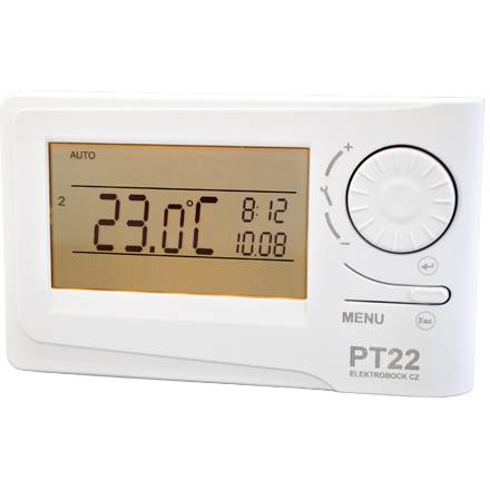 PT22 Prostorový termostat Elektrobock