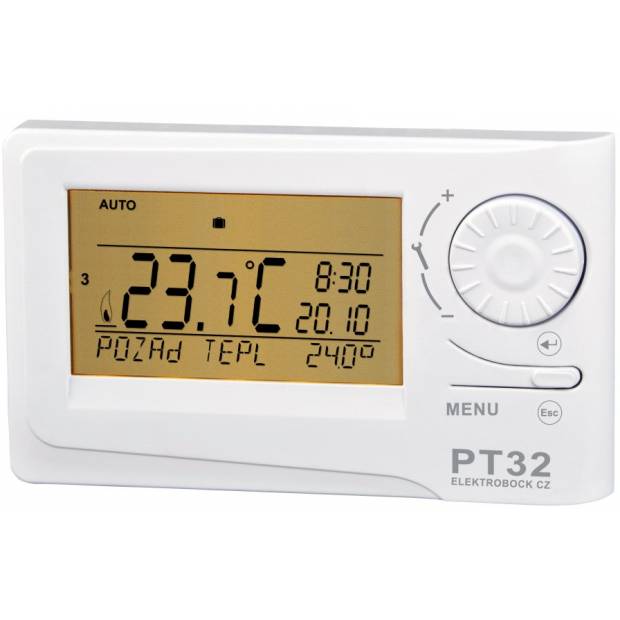PT32 Inteligentní prostorový termostat Elektrobock