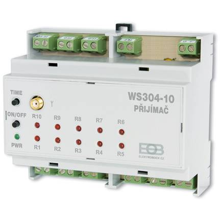 WS304-10 10-ti kanálový přijímač Elektrobock