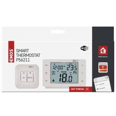 GoSmart Bezdrátový pokojový termostat P56211 s wifi EMOS