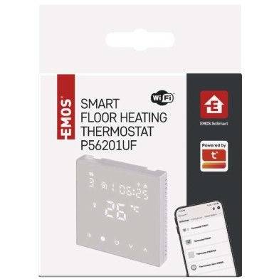 GoSmart Digitální pokojový termostat pro podlahové topení P56201UF s wifi EMOS