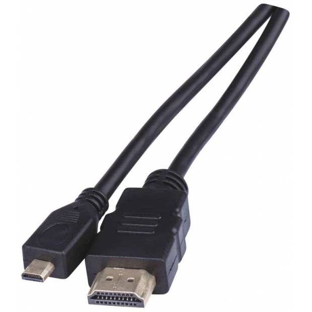 HDMI 1.4 high speed kabel ethernet A vidlice-D vidlice 1,5m EMOS