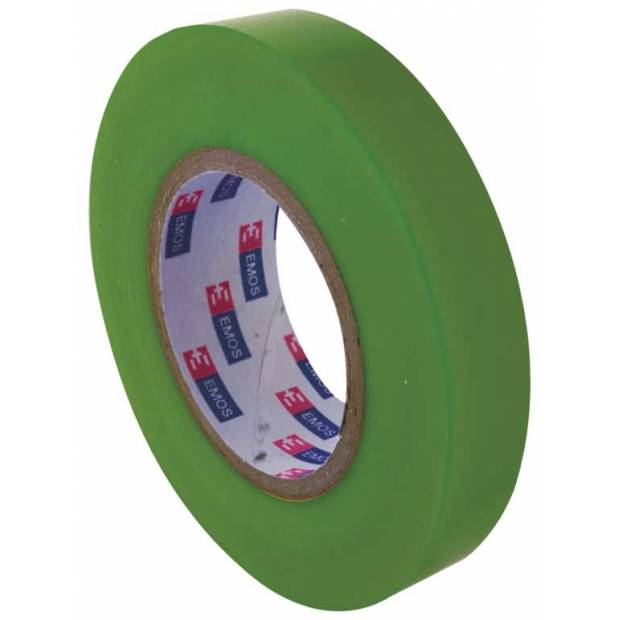 Izolační páska PVC 15mm / 10m zelená EMOS