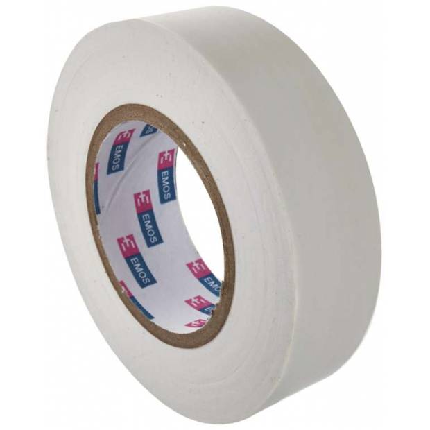 Izolační páska PVC 19mm / 20m bílá EMOS