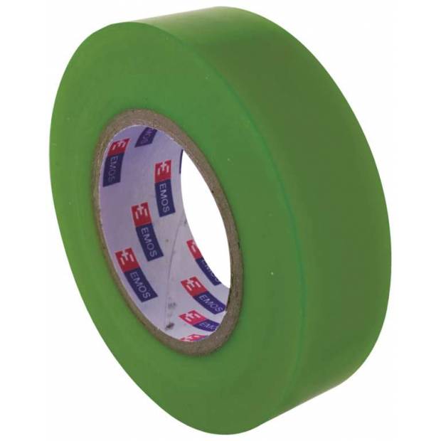 Izolační páska PVC 19mm / 20m zelená EMOS