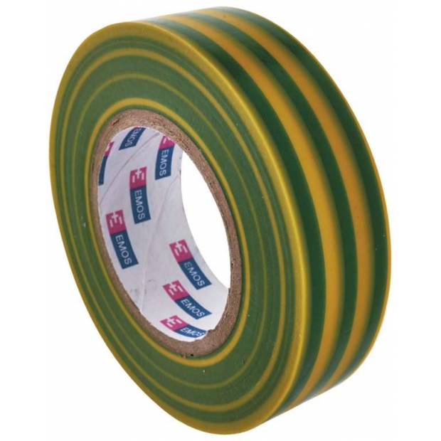 Izolační páska PVC 19mm / 20m zelenožlutá EMOS
