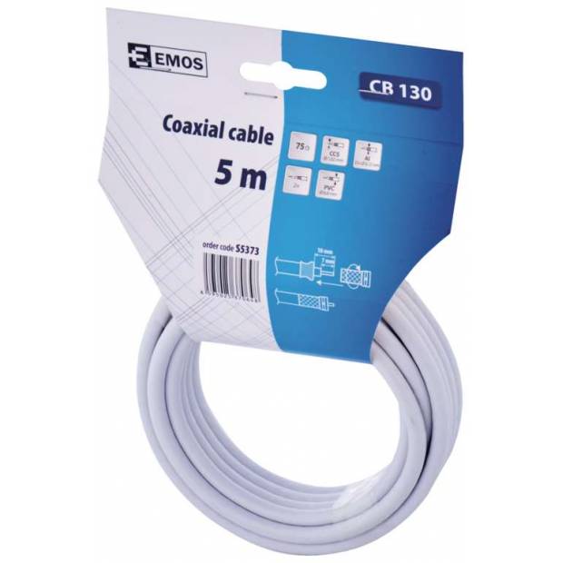 Koaxiální kabel CB130 5m EMOS