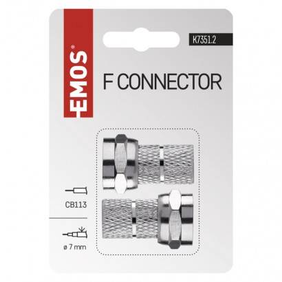 Konektor F vidlice pro koax CB113 EMOS