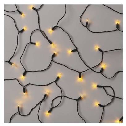 LED vánoční řetěz – tradiční, 17,85 m, venkovní i vnitřní, vintage EMOS