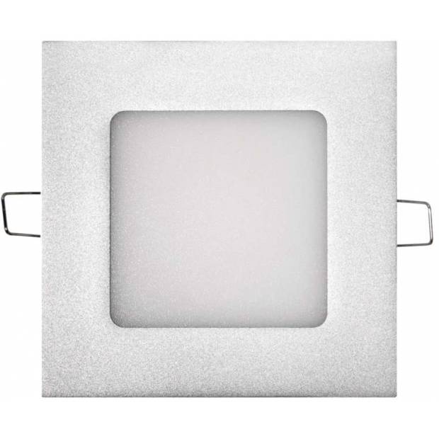 LED panel 120×120, čtvercový vestavný stříbrný, 6W neut. b. EMOS Lighting