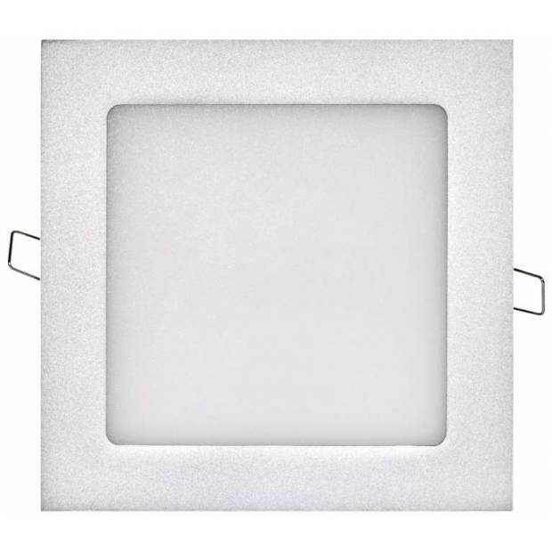 LED panel 170×170, čtvercový vestavný stříbrný, 12W neut. b. EMOS Lighting