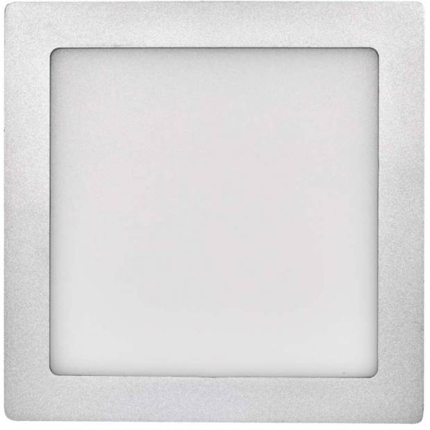 LED panel 224×224, přisazený stříbrný, 18W neutrální bílá EMOS Lighting