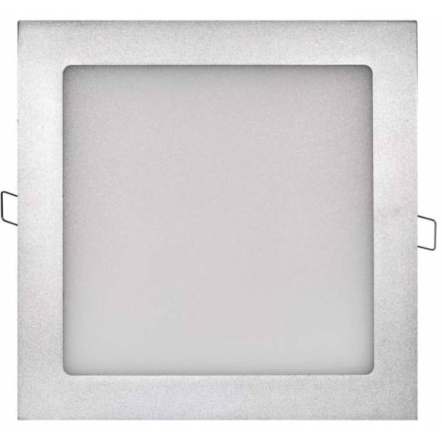LED panel 225×225, čtvercový vestavný stříbrný, 18W neut. b. EMOS Lighting