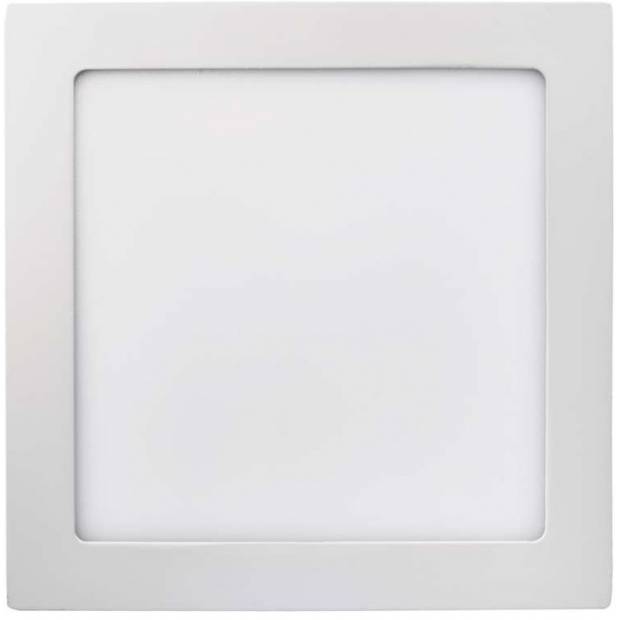 LED panel 225×225, přisazený bílý, 18W teplá bílá EMOS Lighting