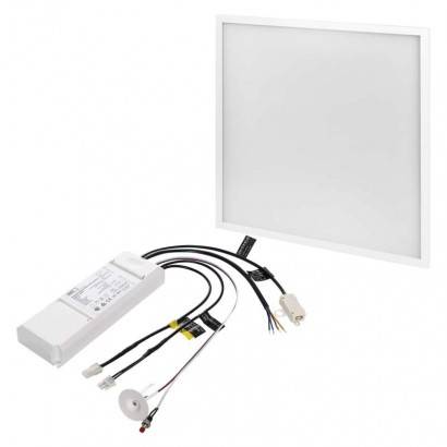 LED panel 60×60, čtvercový vestavný bílý, 40W neutrální bílá, Emergency EMOS Lighting