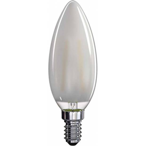 LED žárovka Filament Candle matná A++ 4W E14 teplá bílá EMOS Lighting